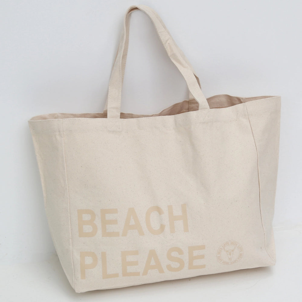 Strandtasche "Beach Please“ in rosa oder beige
