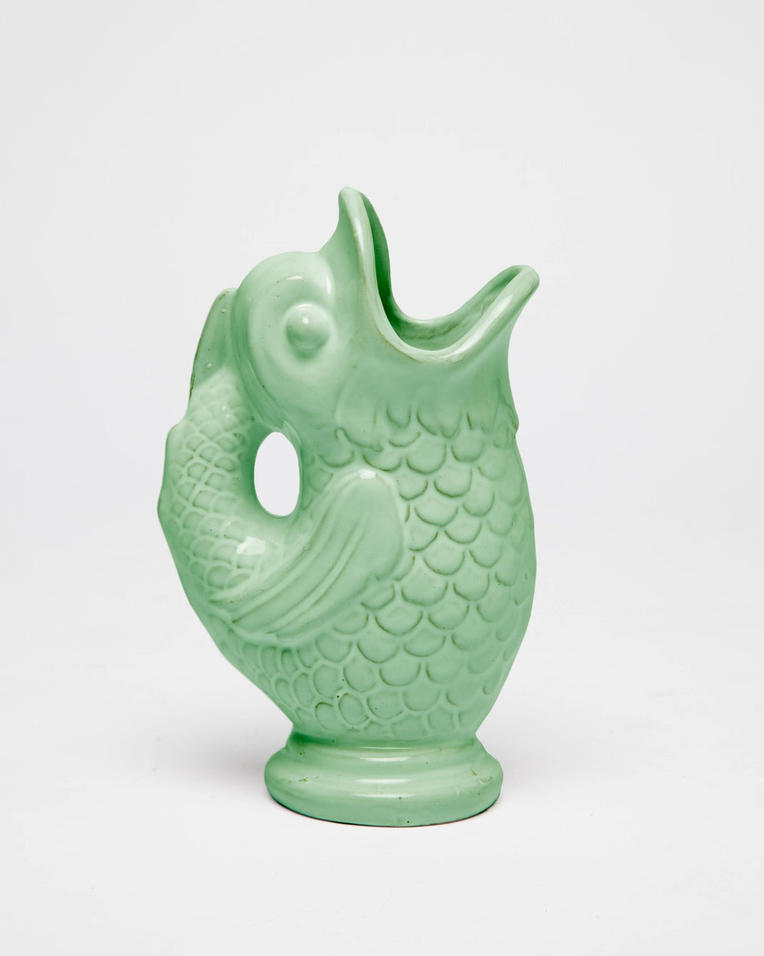 Große Blumenvase Fisch in drei Farben