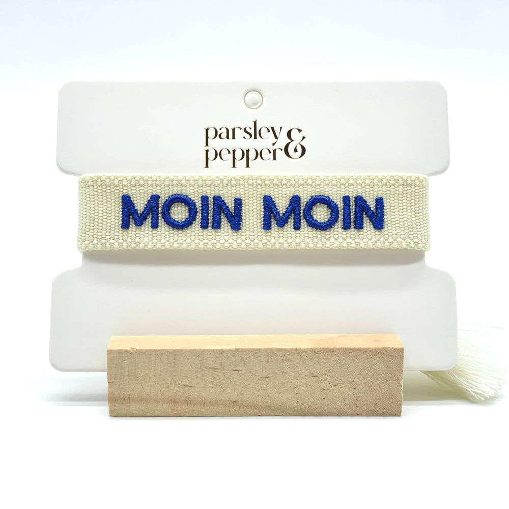 MOIN MOIN Armband gewebt, bestickt