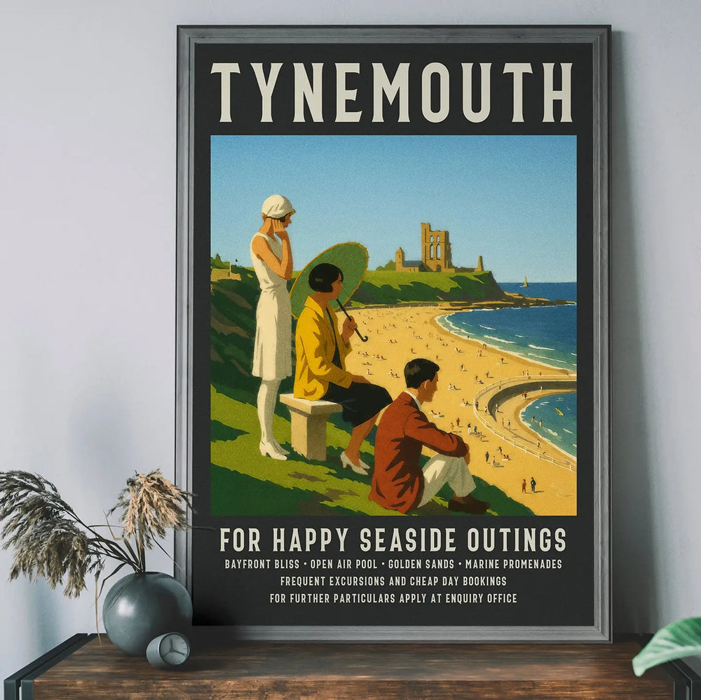 Vintage Tynemouth Poster