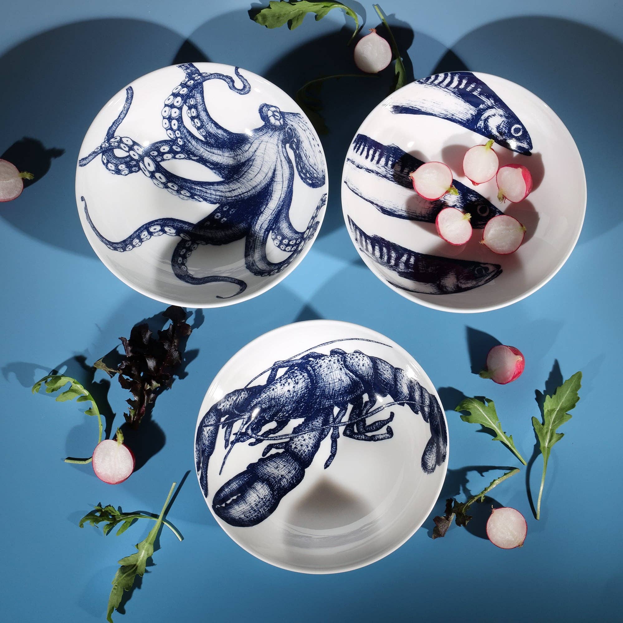 Bone China Octopus Bowl | ankerherz.de