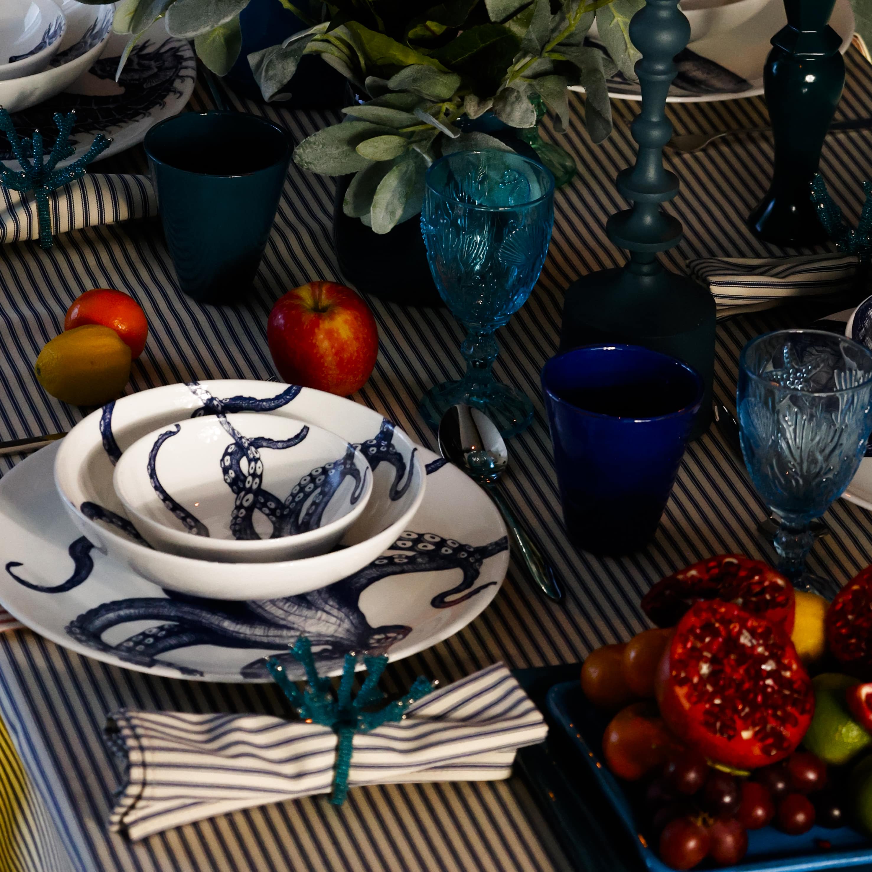 Bone China Octopus Bowl | ankerherz.de