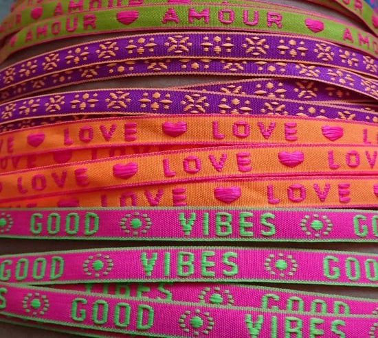 Bunte Armbänder - 3er Set mit Postkarte - Ankerherz Verlag