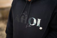 Kapuzenpullover AHOI Navy | ankerherz.de