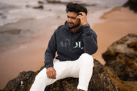 Kapuzenpullover AHOI Navy | ankerherz.de