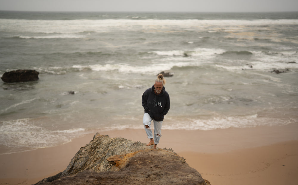 Kapuzenpullover AHOI Navy | ankerherz.de