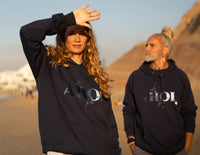 Kapuzenpullover AHOI Navy | ankerherz.de