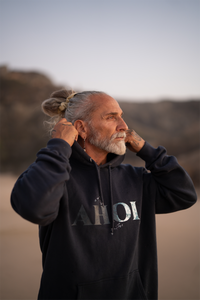 Kapuzenpullover AHOI Navy | ankerherz.de