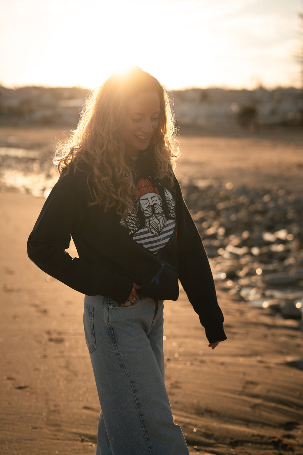 Kapuzenpullover Fisherman's Friends Navy - Ankerherz Verlag