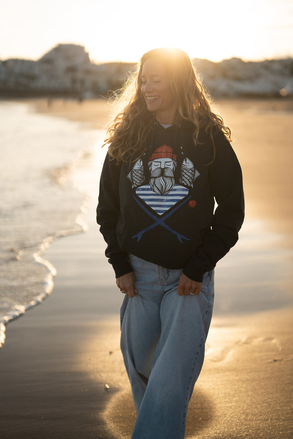 Kapuzenpullover Fisherman's Friends Navy - Ankerherz Verlag