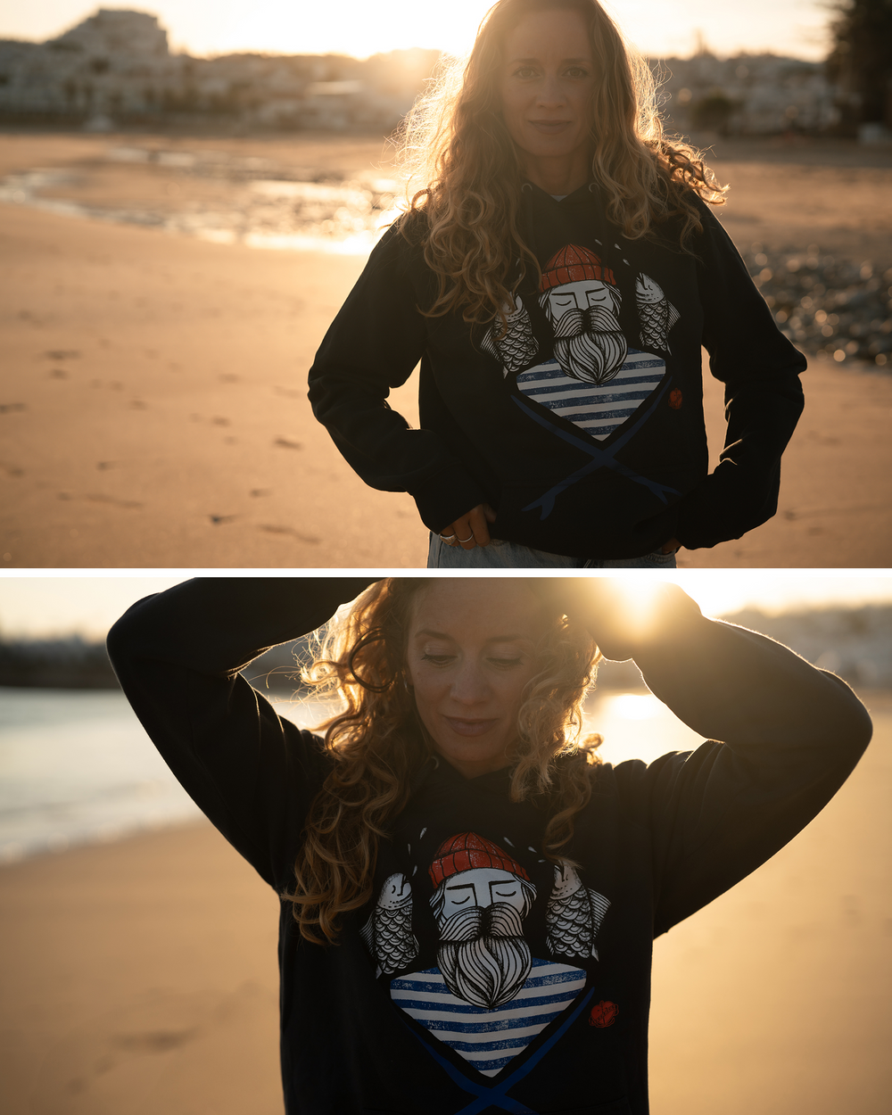Kapuzenpullover Fisherman's Friends Navy - Ankerherz Verlag