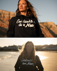 Kapuzenpullover Gedanklich am Meer - Ankerherz Verlag