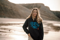 Kapuzenpullover Waves Navy| ankerherz.de