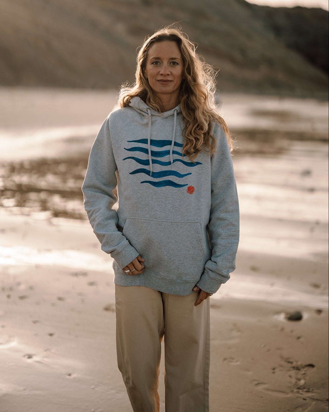 Kapuzenpullover Waves | ankerherz.de