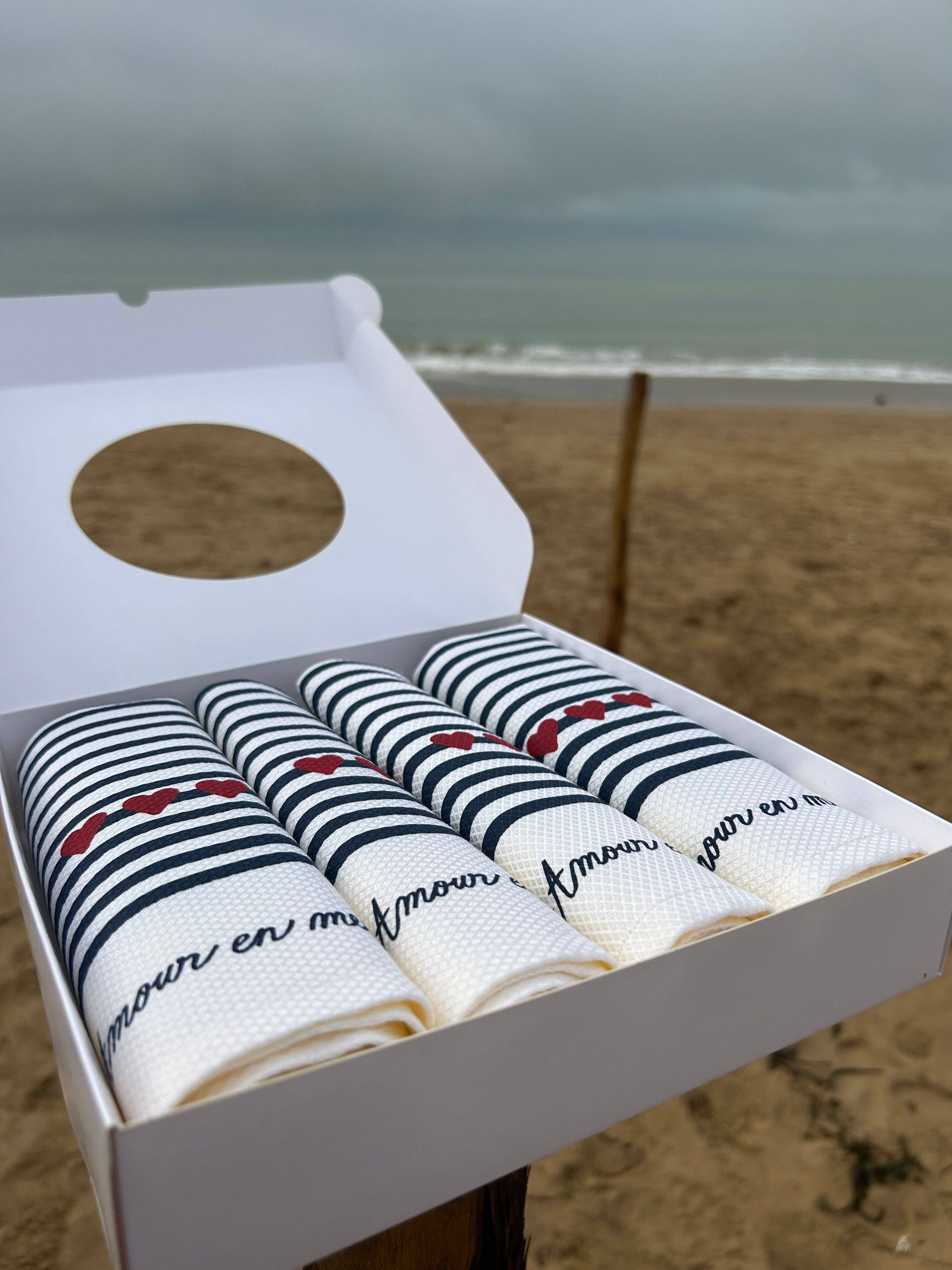 Serviette Amour en Mer - Ankerherz Verlag