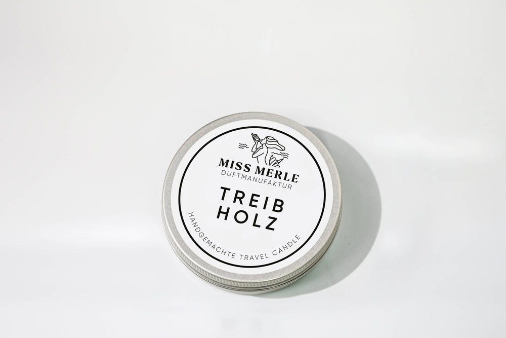 Travel Candle TREIBHOLZ – 90g, ideal für Reisen | ankerherz.de