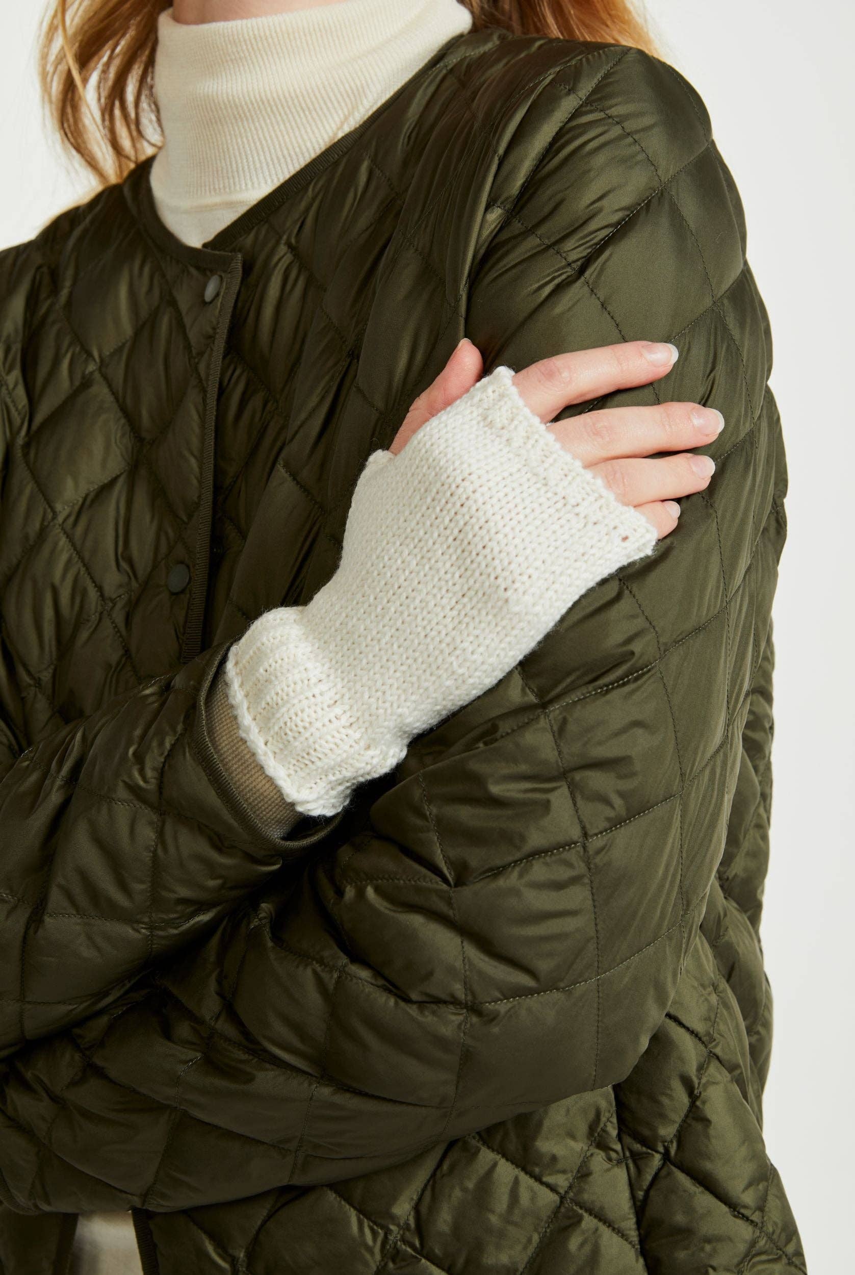 Aran Fingerlose Fäustlinge | ankerherz.de