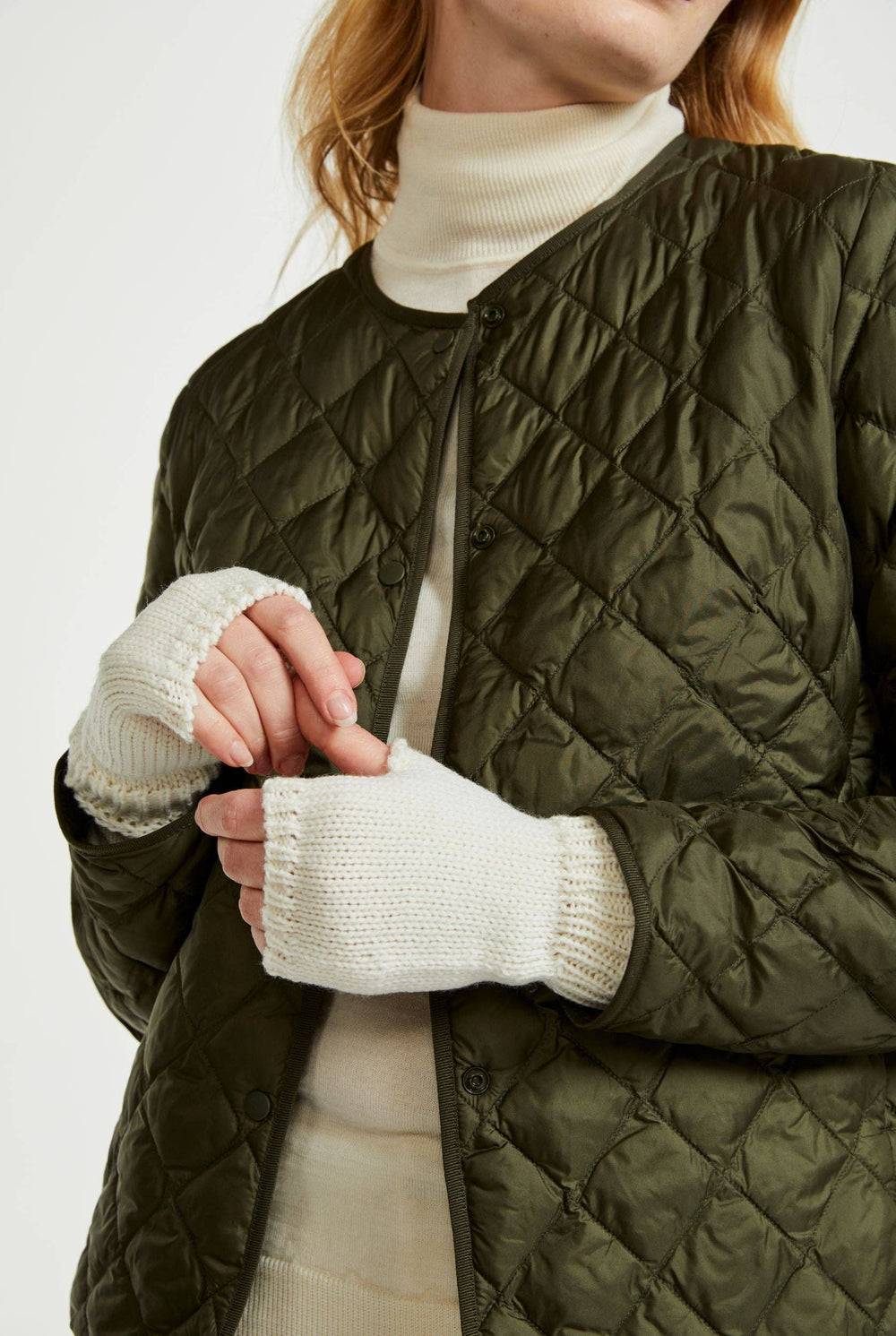 Aran Fingerlose Handschuhe | Merinowolle | Irland