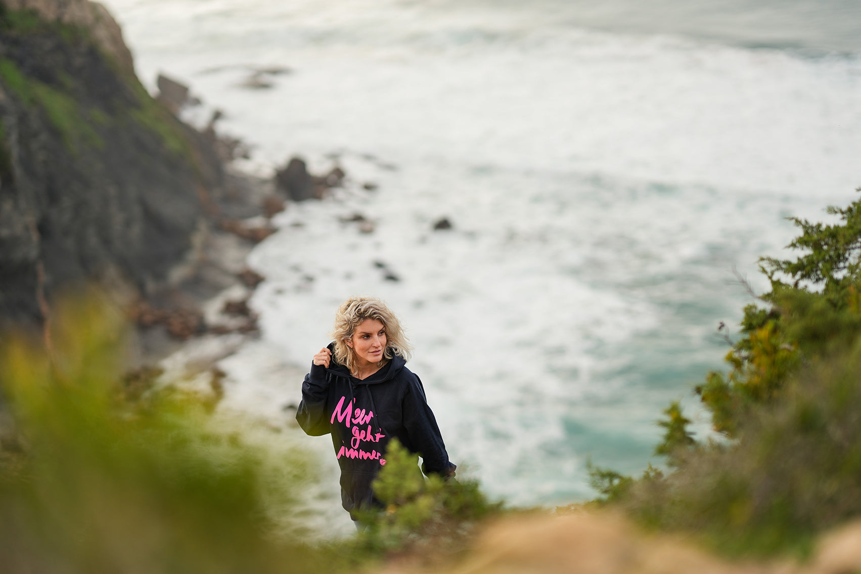 Kapuzenpullover Meer geht immer