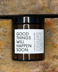 Duftkerze Good things  Rosmarin x Lavendel | ankerherz.de