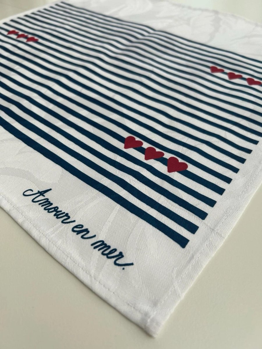 Serviette Amour en Mer - Ankerherz Verlag