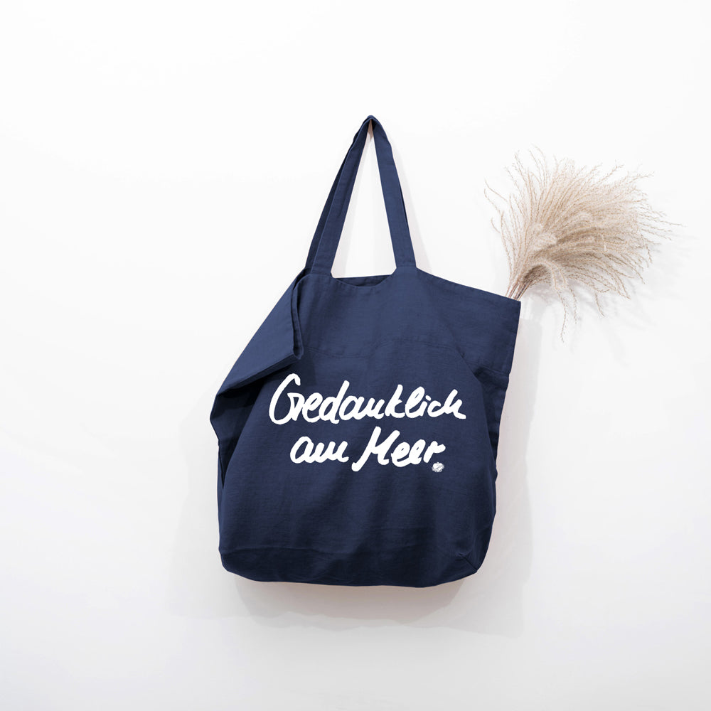 Strandtasche Gedanklich am Meer | ankerherz.de