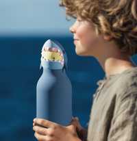 Nautische Trinkflasche 460ml -Delfin | ankerherz.de
