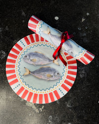 Vinyl-Tischset Fische | ankerherz.de