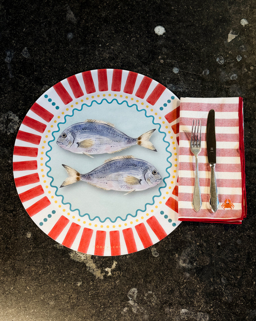 Vinyl-Tischset Fische | ankerherz.de