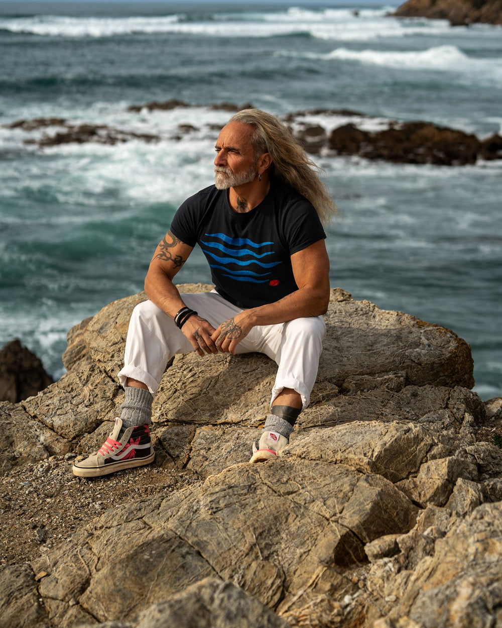 T-Shirt Waves navy | ankerherz.de