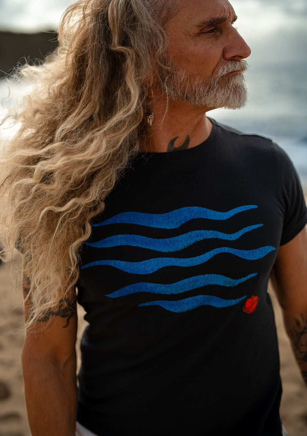 T-Shirt Waves navy | ankerherz.de