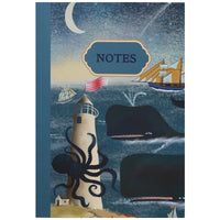 Maritimes Notizbuch Walgesang aus Cornwall