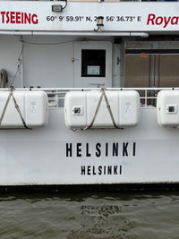 Schiffsheck im Hafen von Helsinki. Foto von Ankerherz