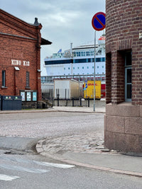 Ansicht von Katajanokka in Helsinki. Foto von Ankerherz