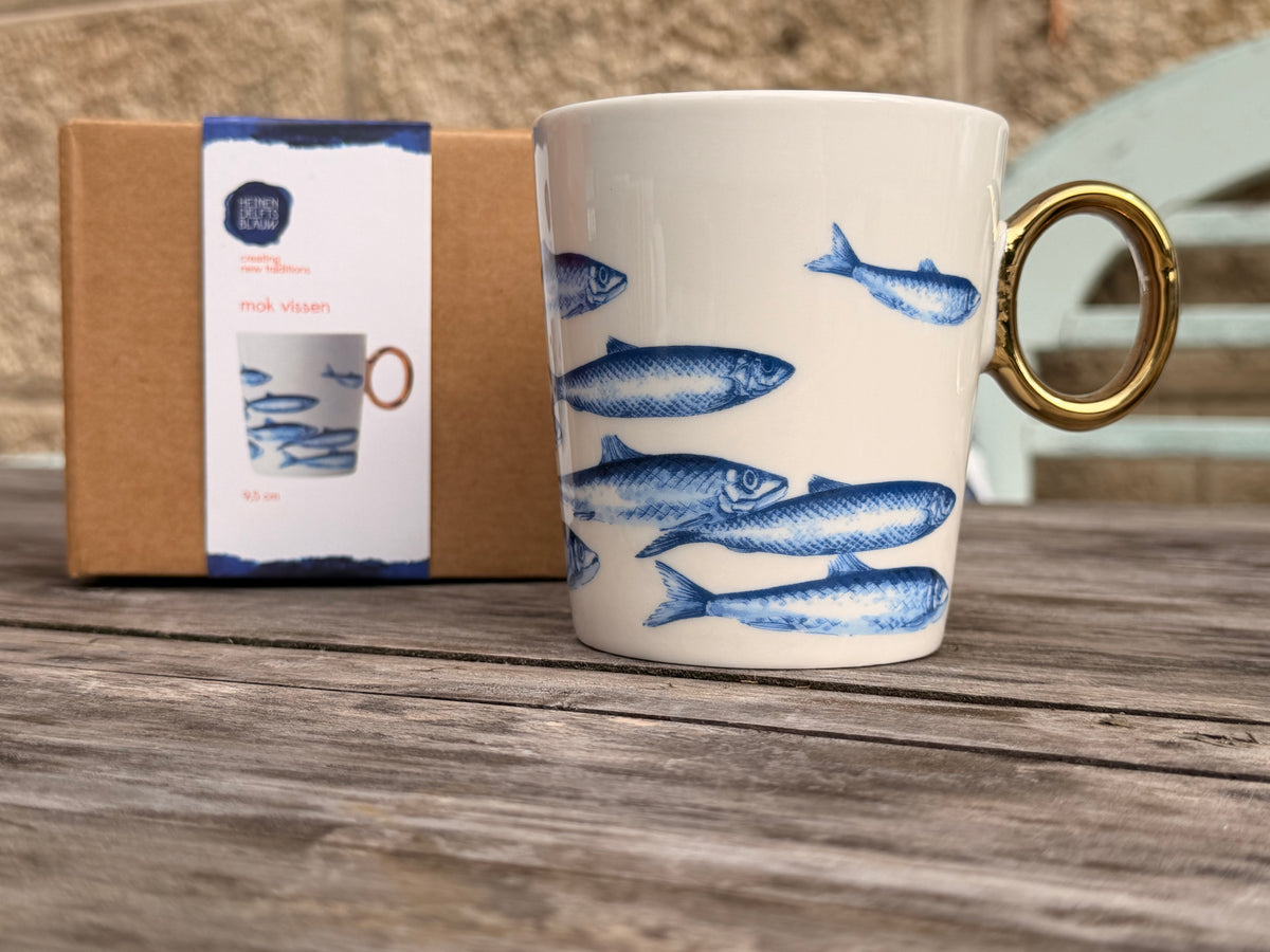 Becher Fische von Heinen Delfts Blauw