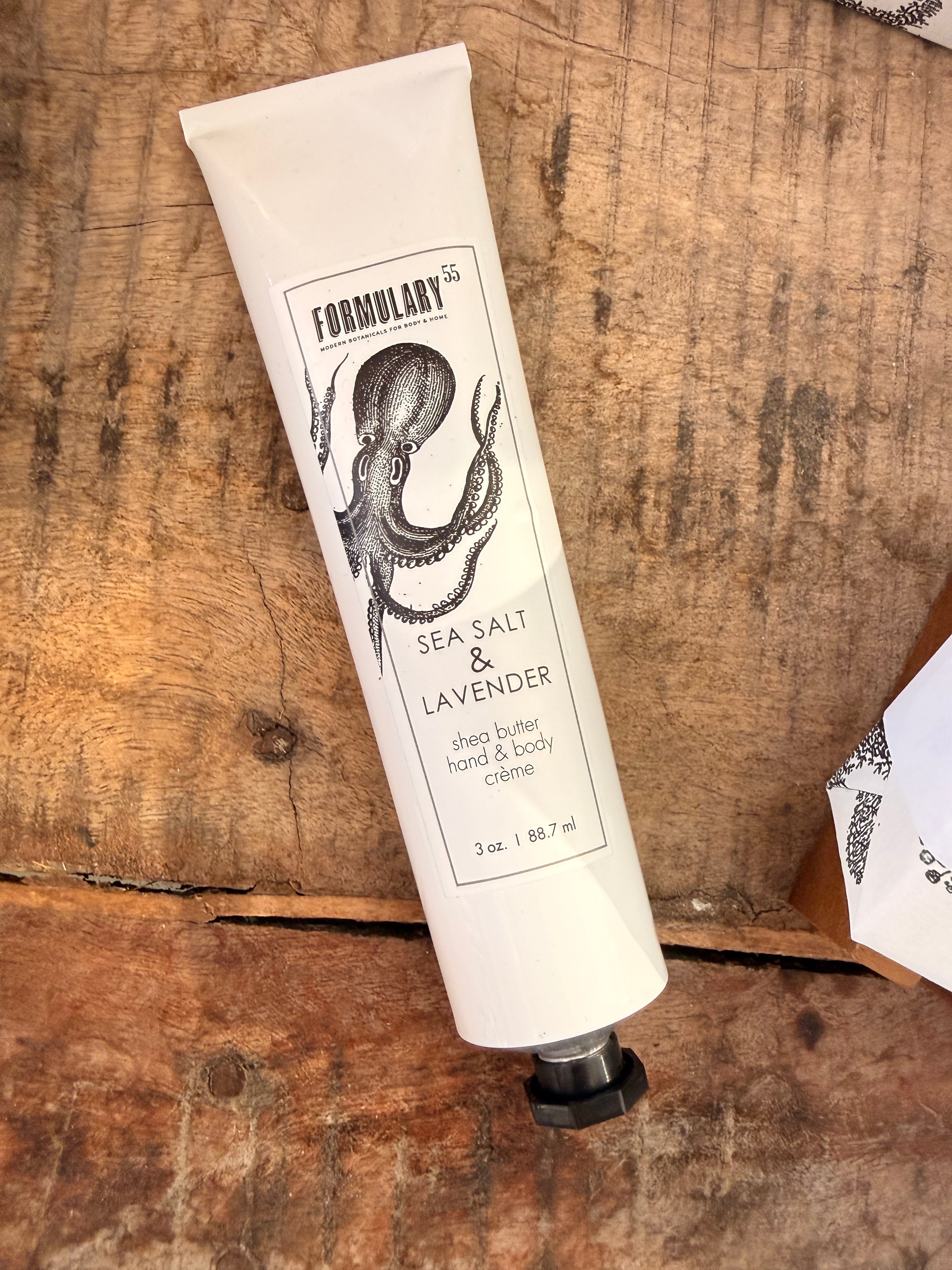 Hand- und Körpercreme Meersalz & Lavendel