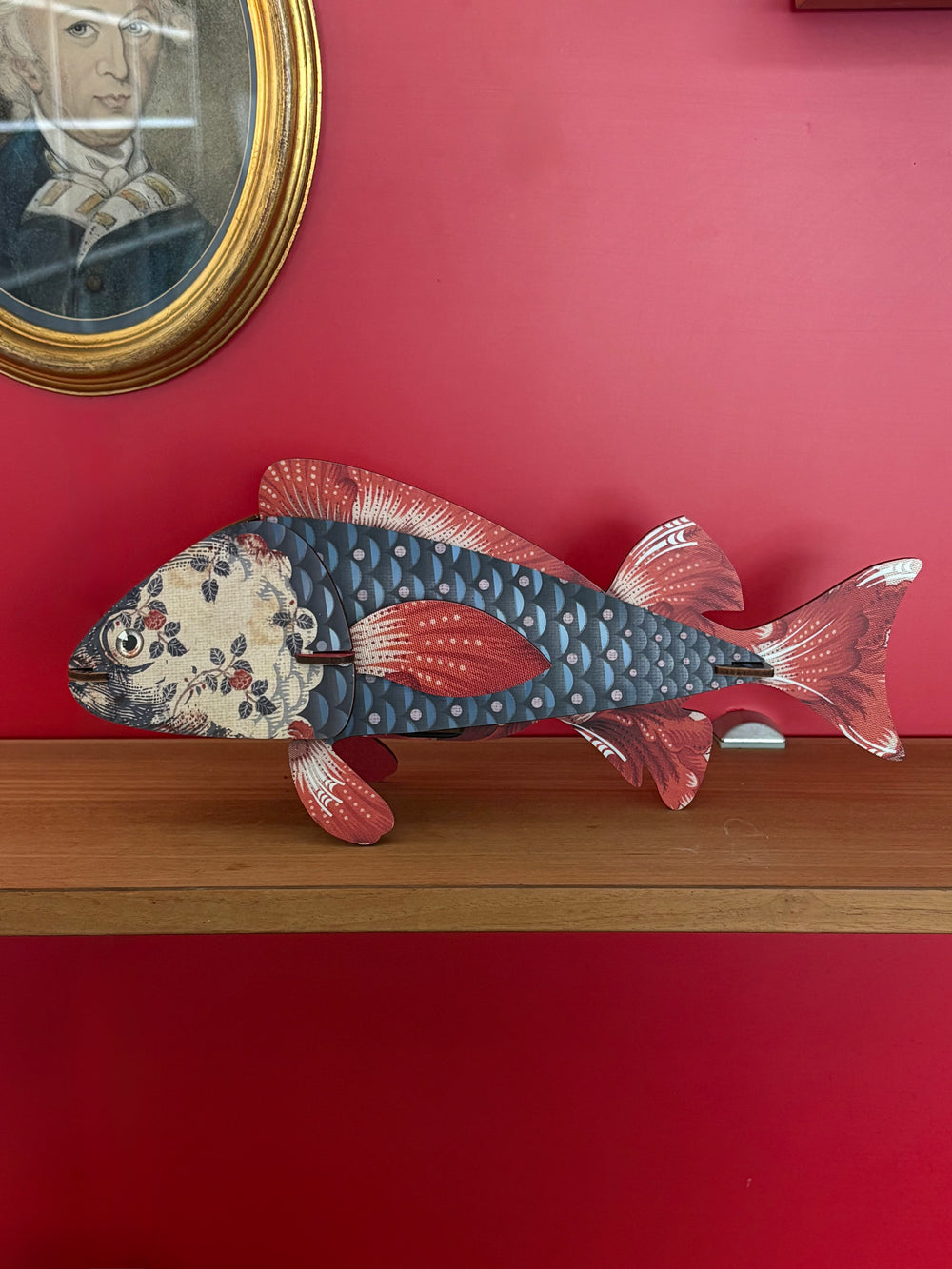 Der bunte Fisch — Steckkunst aus Italien