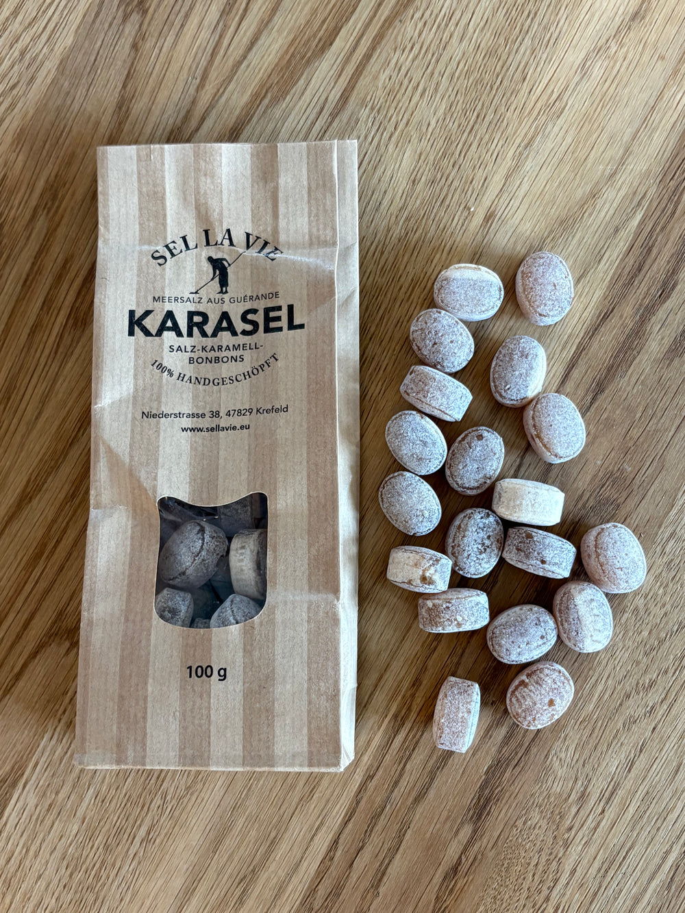 Salzbonbons mit Fleur de Sel