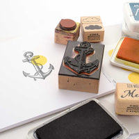 Maritime Holzstempel verschiedene Motive