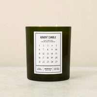 Adventskerze für 24 Tage mit Weihnachtsduft