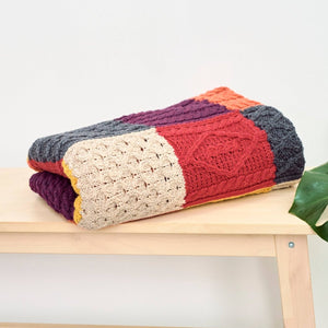 Aran Patchwork - Decke - Ankerherz Verlag