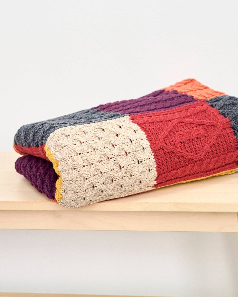 Aran Patchwork - Decke - Ankerherz Verlag