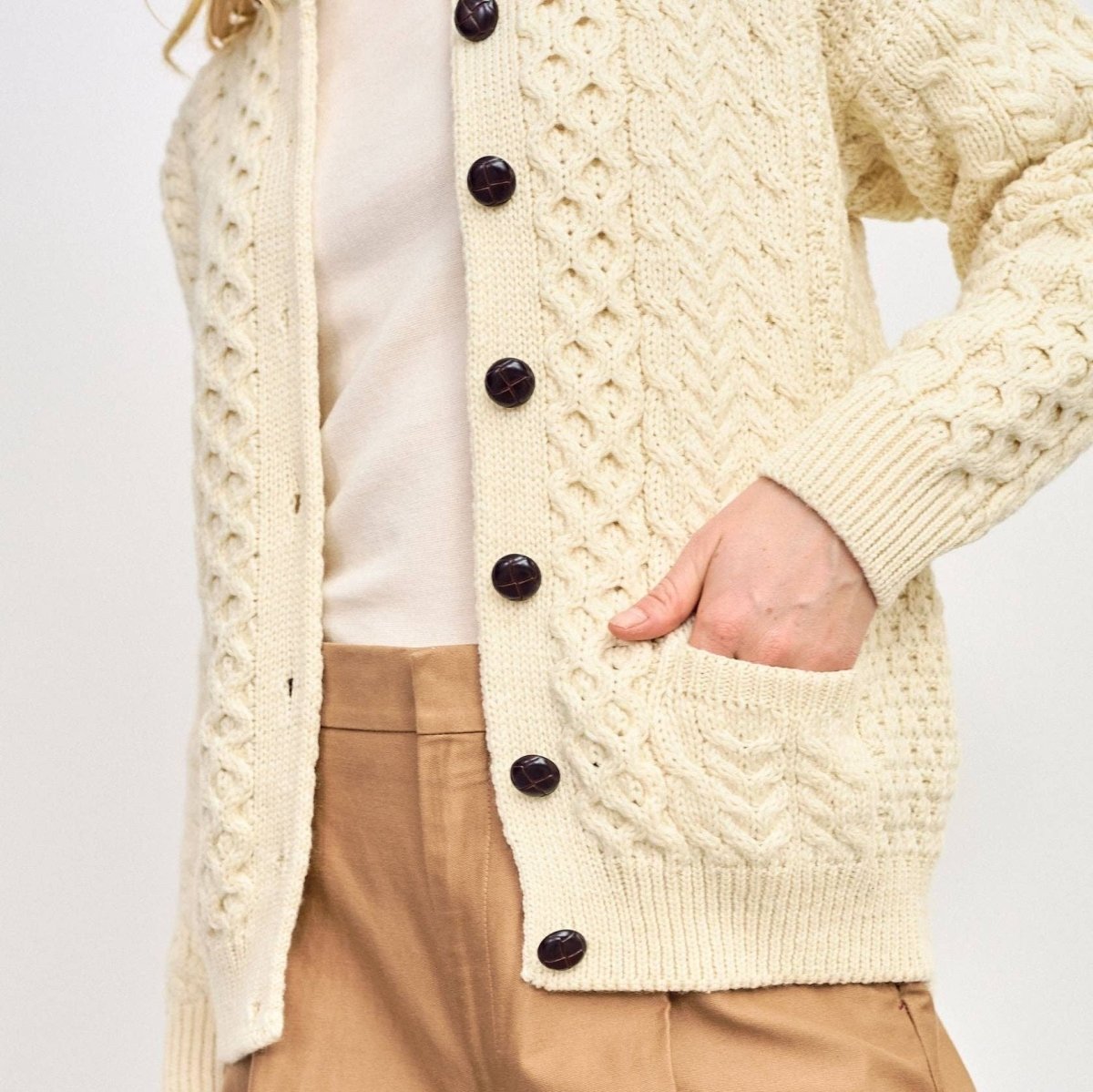 Aran Strickjacke - Ankerherz Verlag