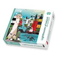 Puzzle Irlands Leuchttürme  - 1.000 Teile  68 x 48 cm