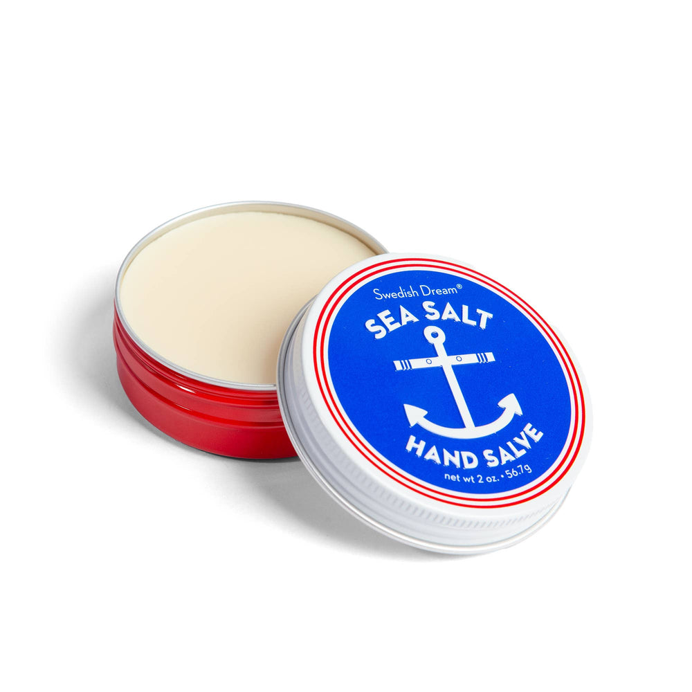 Handbalsam mit Meersalz in hübscher Dose