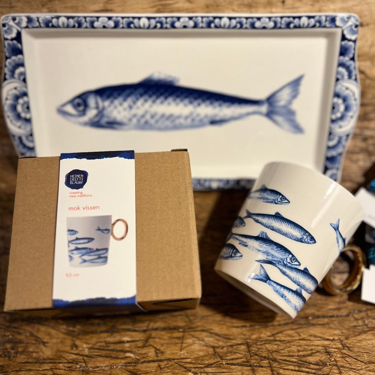 Becher Fische von Heinen Delfts Blauw - Ankerherz Verlag