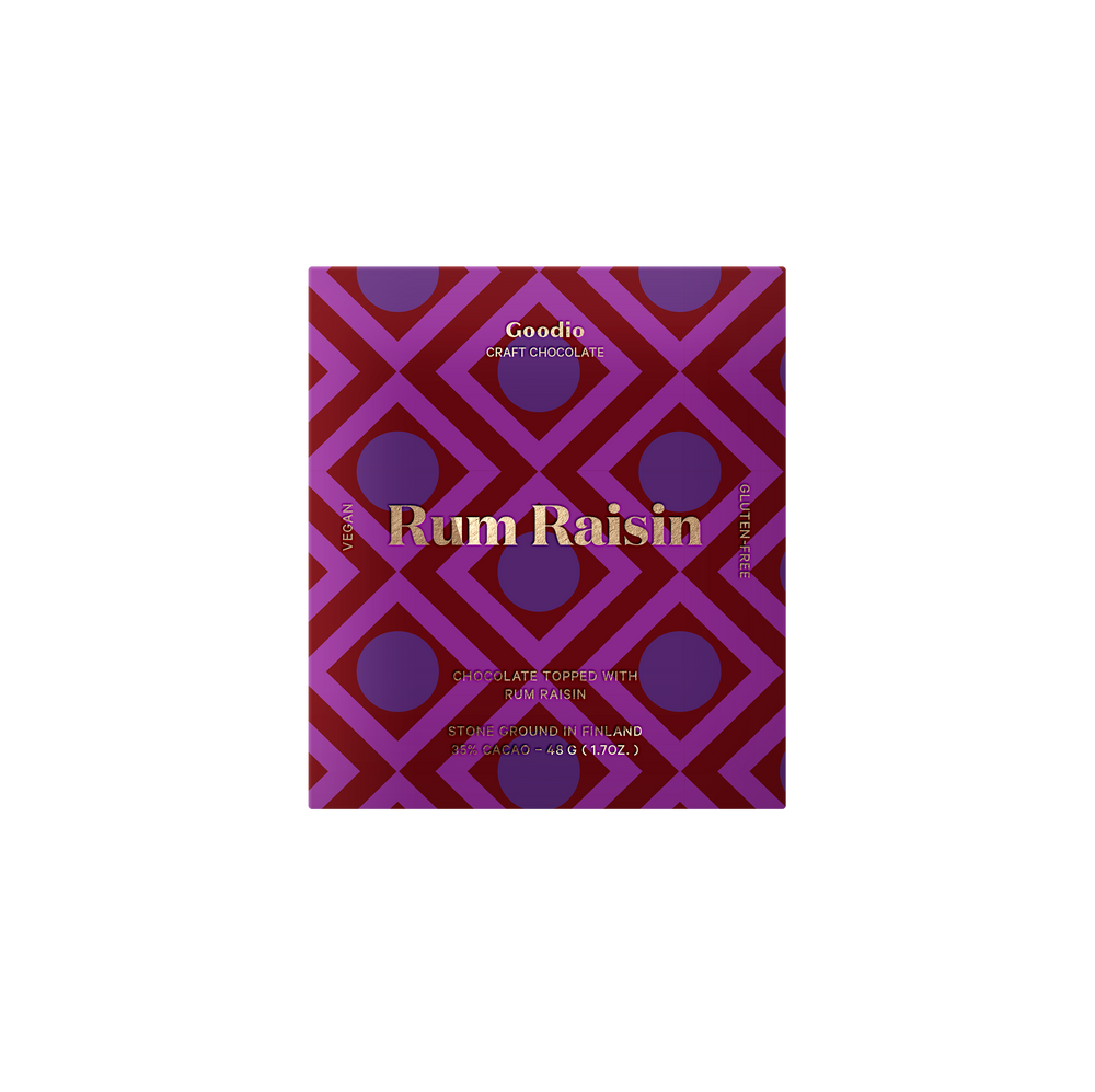 Goodio Rum-Rosinen-Schokolade 35%