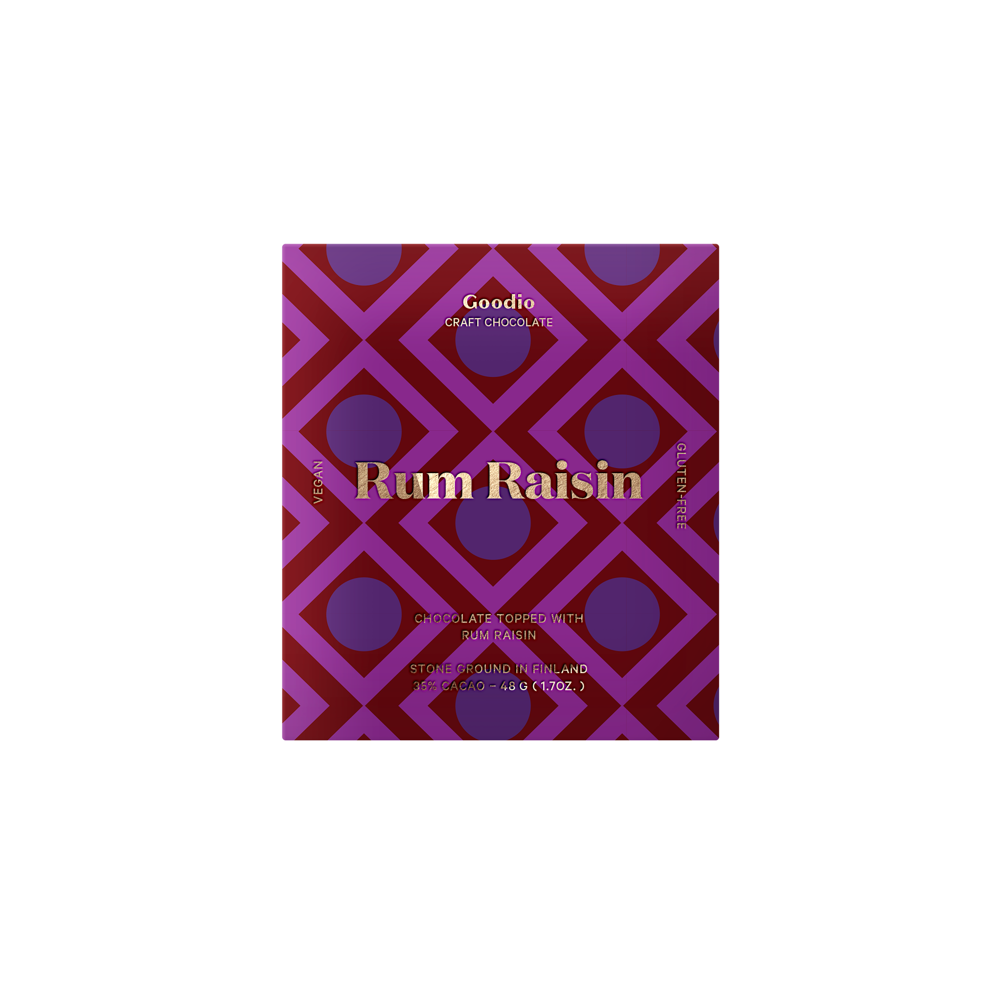 Goodio Rum-Rosinen-Schokolade 35%