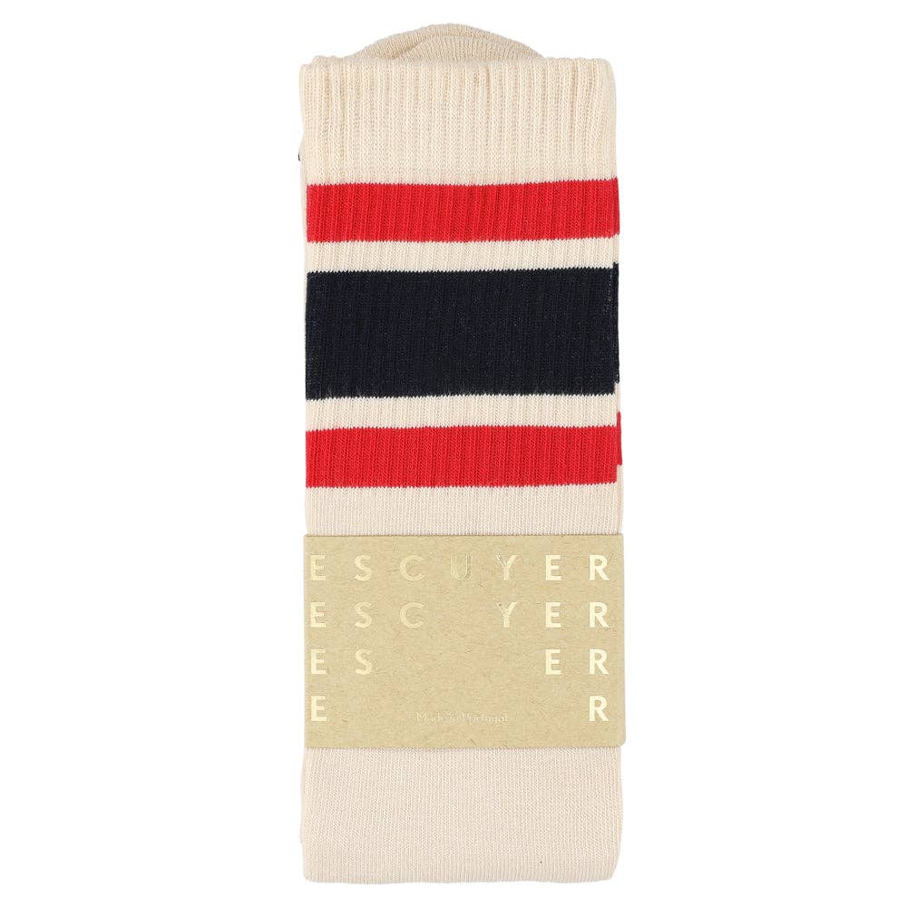 Röhrensocken mit 3 Streifen