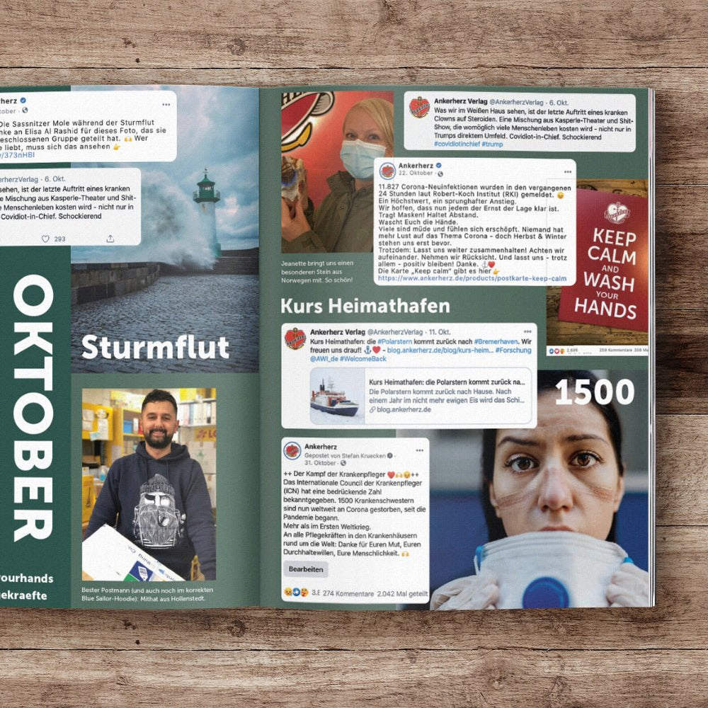 Dahinten wird es hell - Jahresrückblick 2020 - Ankerherz Verlag